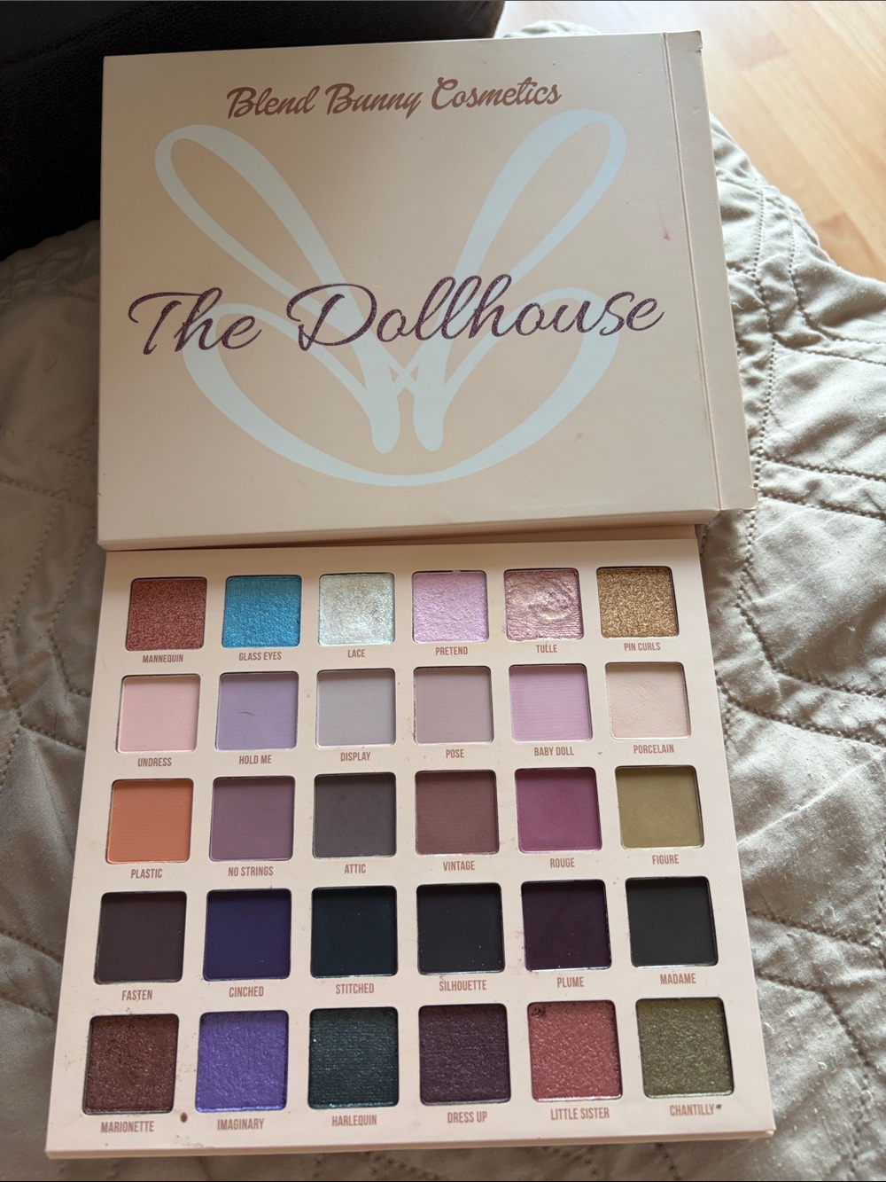 Blend Bunny Cosmetics • The Dollhouse Eyeshadow Palette